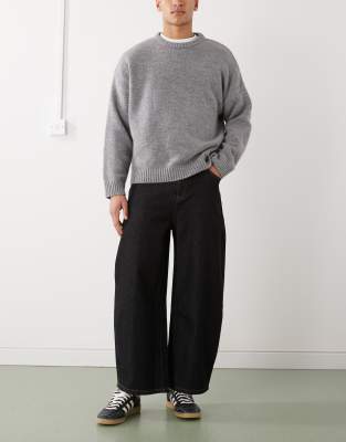 Reclaimed Vintage Western Baggy Jeans In Gray