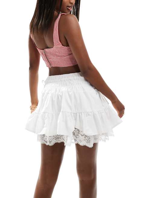 Short skirt top western top