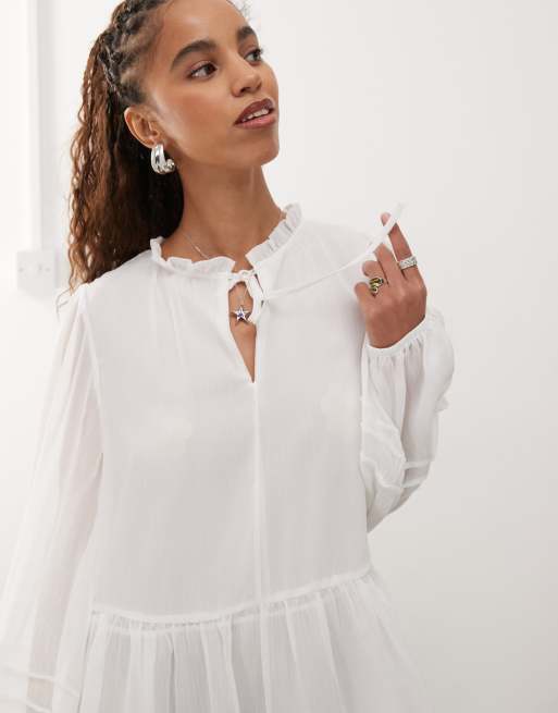 mini smock dress womens AJE Women's Anthea Mini Smock Dress