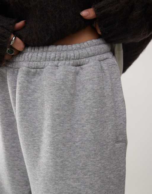 Reclaimed Vintage unisex wide leg sweatpants in gray heather