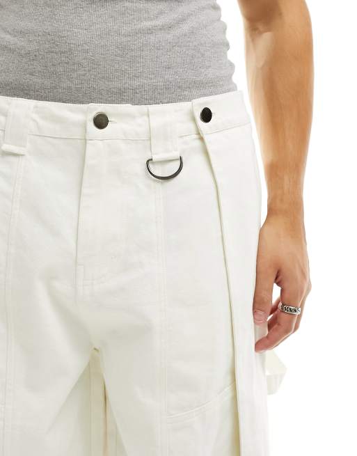 Reclaimed Vintage wrap balloon pants in ecru | ASOS