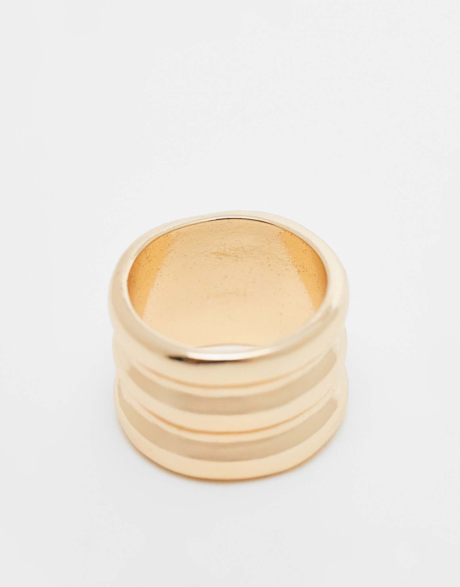 Восстановленное винтажное кольцо-обертка из золота