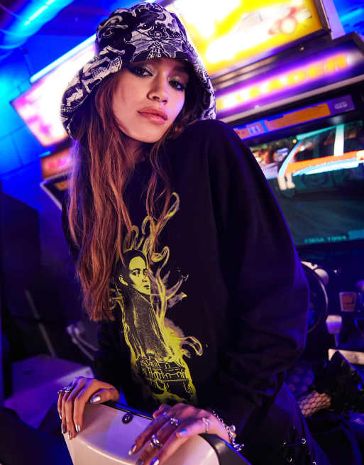 Reclaimed Vintage x Stranger Things unisex bucket hat in all over print, 2 of 4