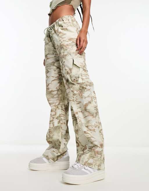 Reclaimed Vintage Y2K cargos in camo print