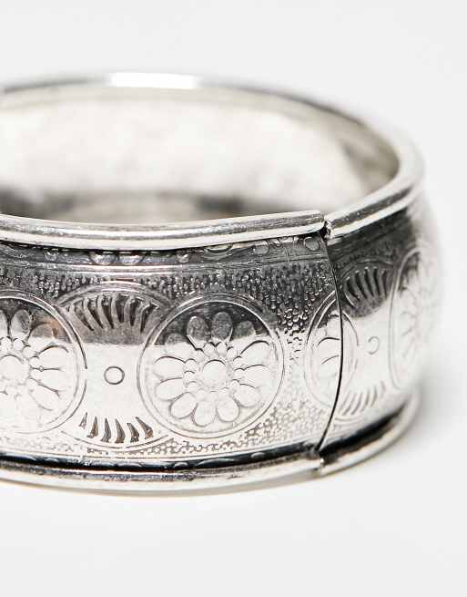 Reclaimed Vintage y2k chunky silver bangle pack | ASOS
