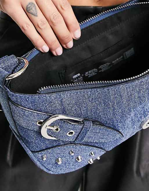 Reclaimed Vintage y2k shoulder bag in denim | ASOS Reclaimed Vintage y2k shoulder bag in denim | ASOS