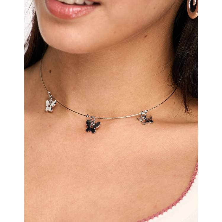 Butterfly clearance choker chain