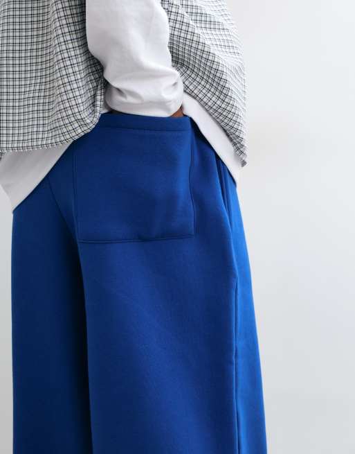 Reclaimed Vintage zware jogger co-ord in blauw, 4 van 5
