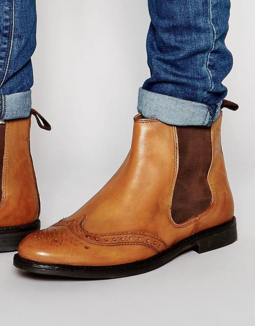 Red Tape Brogue Chelsea Boots | ASOS