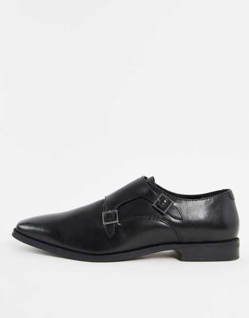 Red Tape - Chaussures à boucles en cuir - Noir
