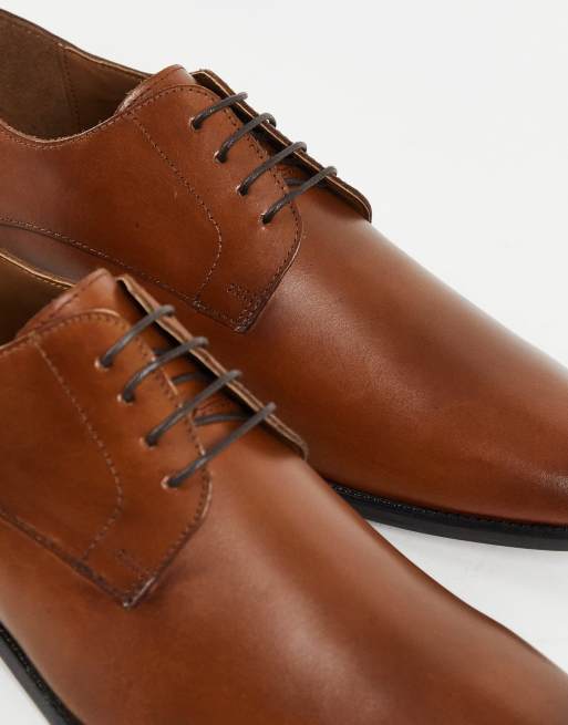 Red Tape - Chaussures derby en cuir à lacets - Fauve, 4 de 4