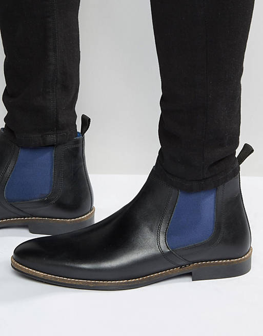 Red Tape Chelsea Boots In Black | ASOS