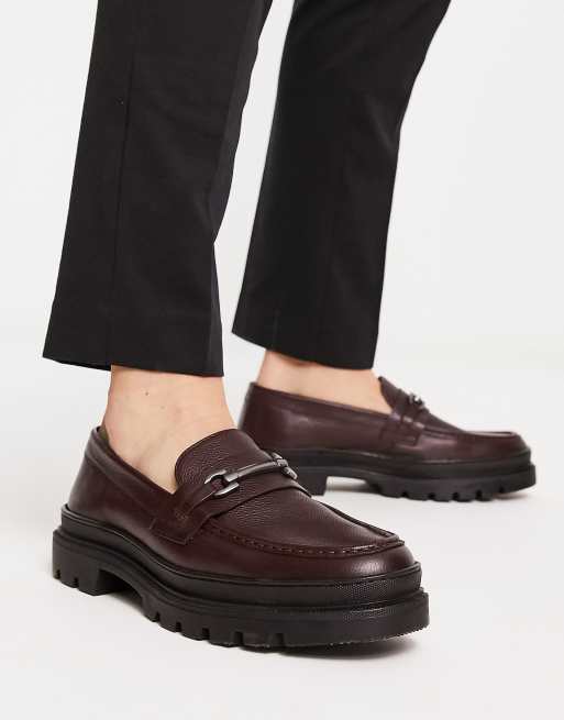 Plum loafers sales