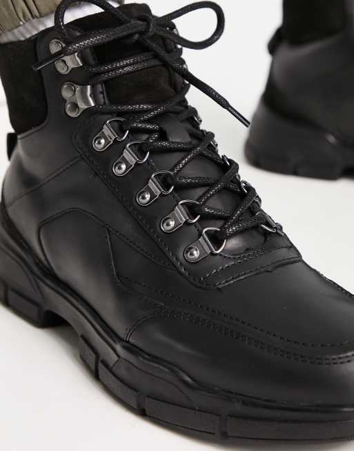 Chunky cleated hiker on sale boots