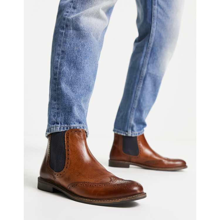 Light tan sale chelsea boots mens