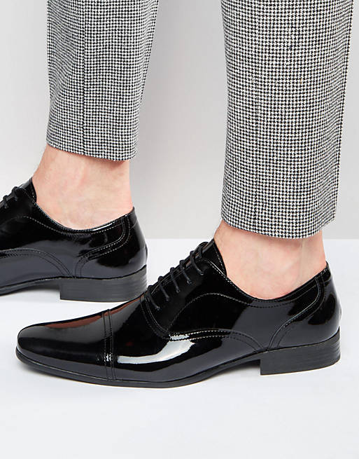 Red Tape Oxford Shoes In Patent Leather | ASOS