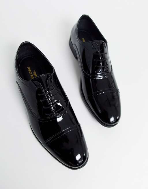 Red Tape patent leather shoe in black | ASOS display picture 1
