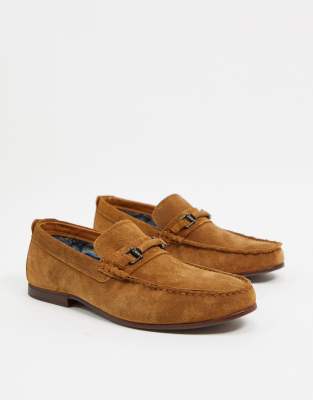 bruin suede loafers