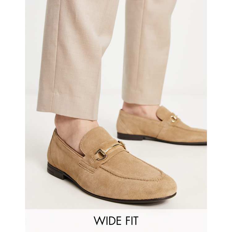 Red Tape fit loafers in sand | ASOS