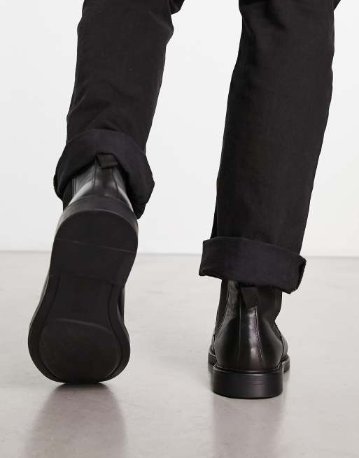 Black chelsea boots mens asos online