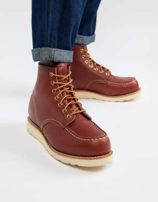 red wing 6 inch moc toe