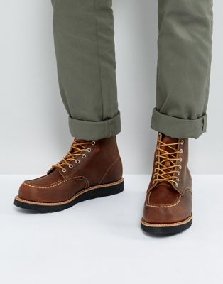 6 inch moc toe boot red wing