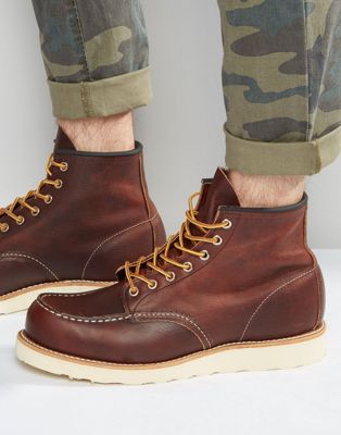 boots like red wing moc toe