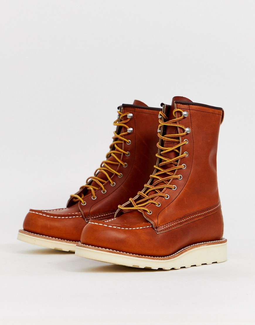 Red Wing – 8inch Classic – Boots med mockasintå-Beige