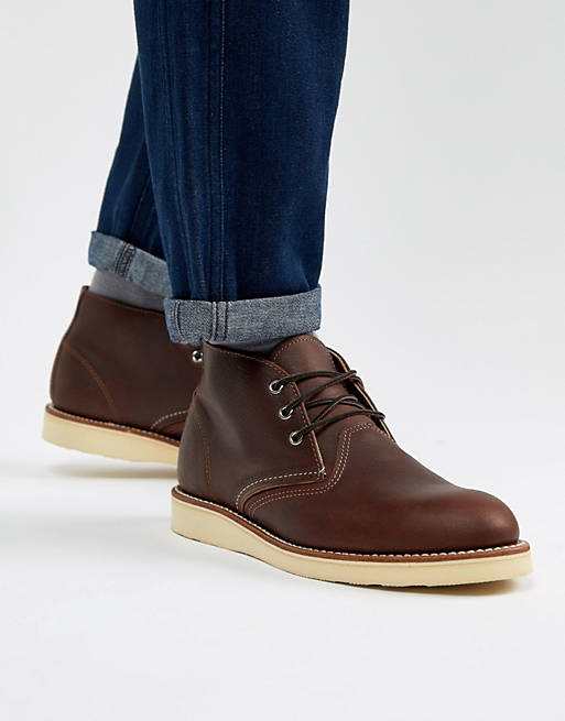 Red Wing chukka boots in briar oil slick leather | ASOS