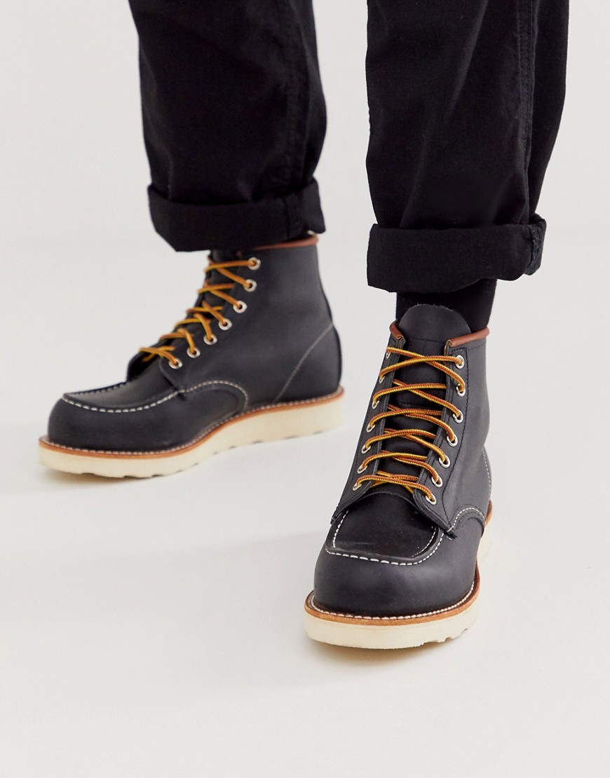 Red Wing Classic 6 Inch Moc Boots In Navy Portage Leather