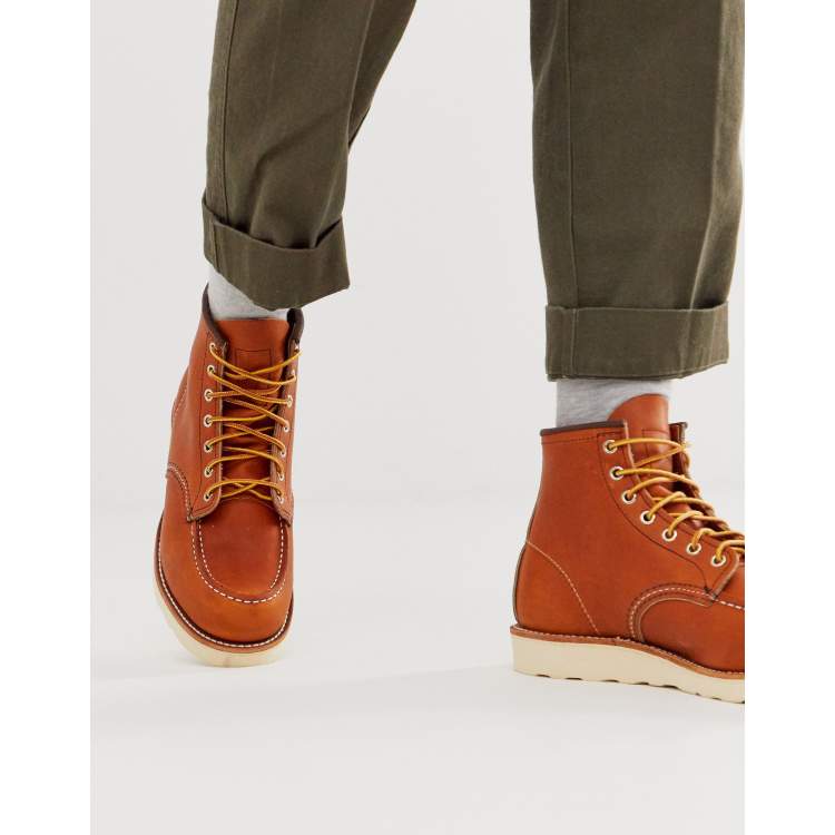 Red Wing Shoes Classic Moc Leather Boots - Farfetch