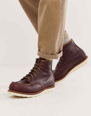 red wing moc toe oxblood