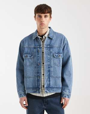 Redefined Rebel Abel denim jacket in light blue