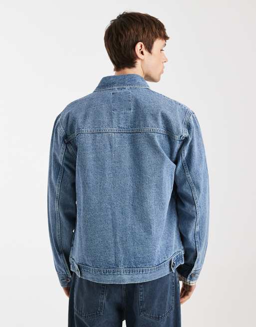 Redefined Rebel Abel denim jacket in light blue, 3 of 5