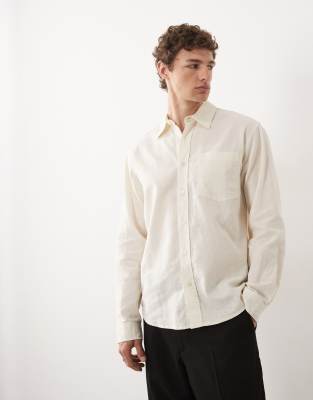 Redefined Rebel Angel Boxy Shirt In White