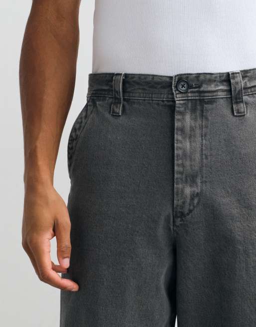 Redefined Rebel - Asgar - Pantaloni ampi grigio slavato, 5 di 5