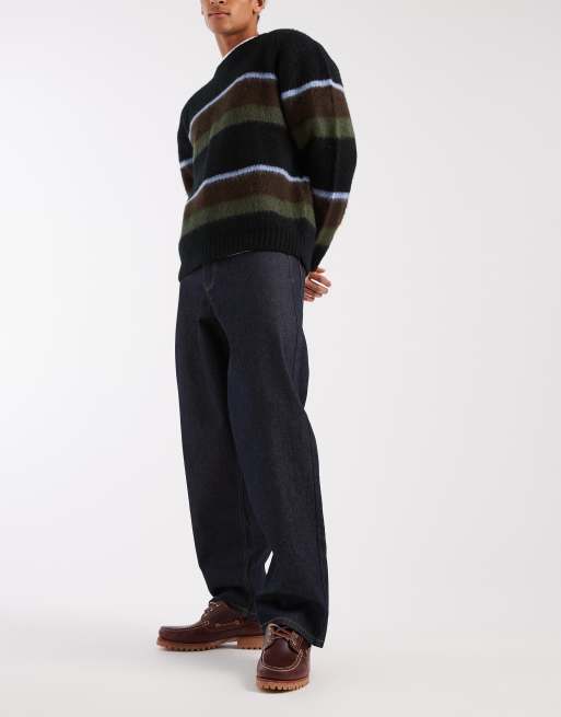 Redefined Rebel - Baggy denim jeans in donkere indigo wassing, 3 van 5