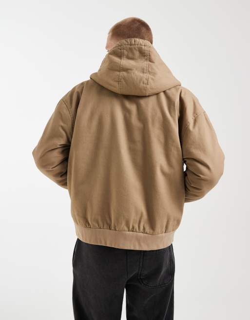 Redefined Rebel – Beige, boxig jacka i oversize med teddyfoder , 3 av 5