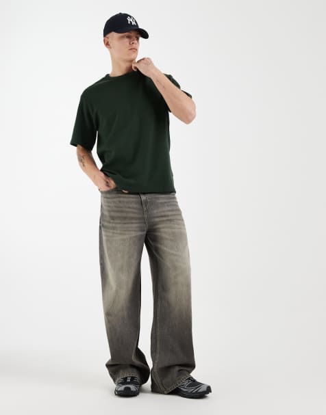 Redefined Rebel boxy oversized t-shirt in green - view 1