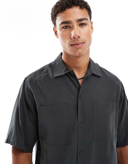 Redefined Rebel boxy shirt in grey, 2 of 4