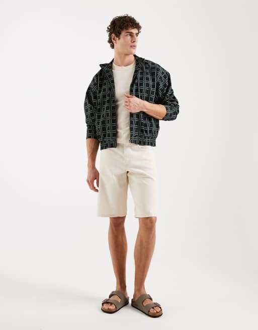 Redefined Rebel - Bryant - Oversized jakke med mørkegrønt tern, 2 af 5