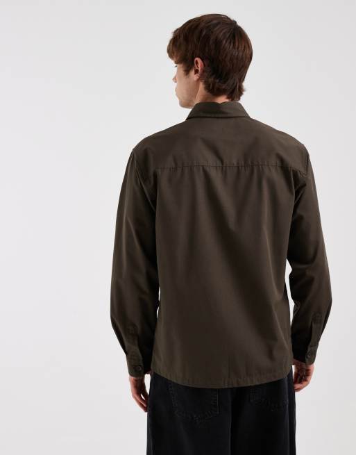 Redefined Rebel - Camiseta marrón de corte cuadrado extragrande, 5 de 5