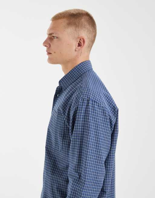Redefined Rebel - Chemise oversize à carreaux - Bleu , 5 de 5