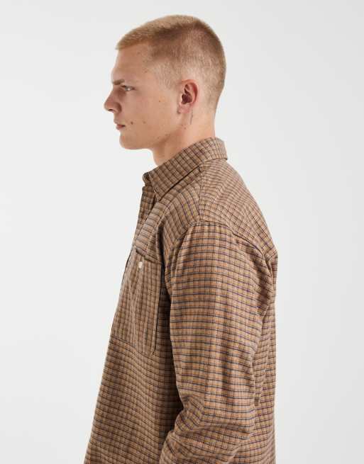 Redefined Rebel - Chemise oversize à carreaux - Marron, 5 de 5
