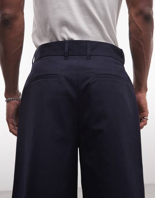 Redefined Rebel - Damian - Short baggy - Bleu marine, 4 de 5