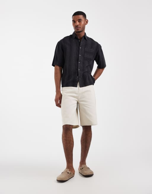 Redefined Rebel - Drake - Sort oversized skjorte, 2 af 5