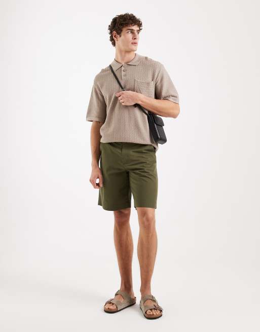 Redefined Rebel Fox – Mörkgröna shorts med ledig passform, 2 av 5
