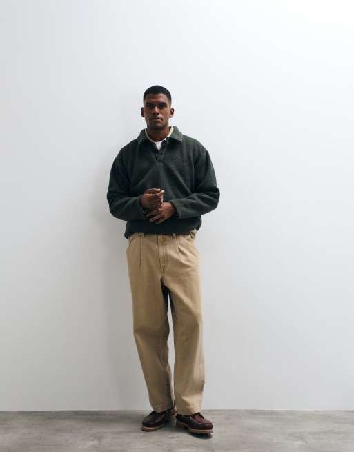 Redefined Rebel Gabriel boxy polosweatshirt med struktur, 5 af 5