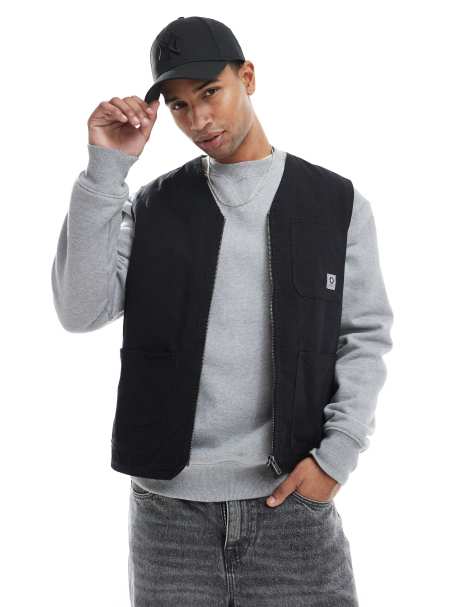 Redefined Rebel - Gilet met rits in zwart - view 1