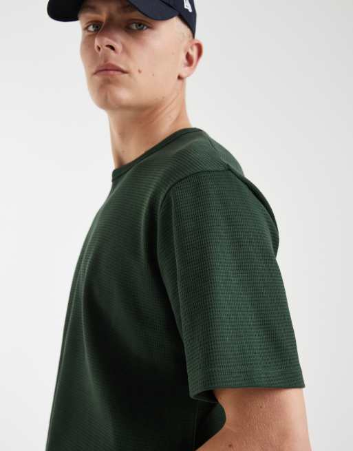 Redefined Rebel - Grøn oversized T-shirt med firkantet pasform, 3 af 5